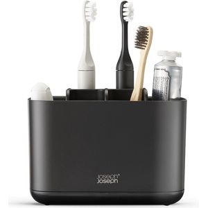 Tandenborstelhouder Joseph Joseph EasyStore Large Toothbrush Caddy Zwart