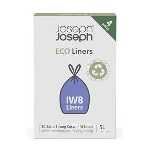 Joseph Joseph Eco Liners Afvalzakken Grijs - IW8 - 5 L - 80 Stuks