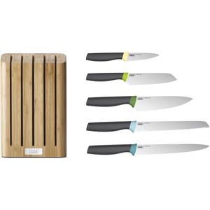 Joseph Joseph Elevate Messenset - incl. Messenblok - Set met 5 Messen - Assorti