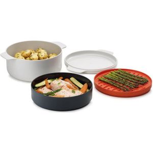 Joseph Joseph M-Cuisine Stomer - Voor Magnetron - Stapelbaar - 4 Delig
