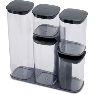 Joseph Joseph - Podium - Voedsel Bewaar Carrousel - Grijs - Set van 5