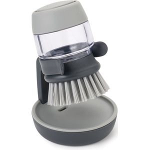 Joseph Joseph Afwasborstel Palm Scrub - Incl Houder - Grijs