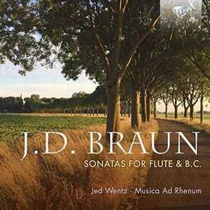 J. d. Braun: Sonatas for Traverso Flûte & B.C.