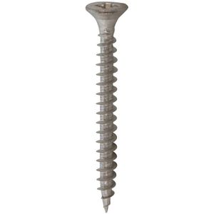 Universele schroeven platkop voldraad RVS 3,5x25mm PZ2 (200 Stuks)