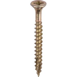 ForgeFast Elite Fast-Start Houtschroeven | 4.0 x 16mm | Zink Geel | Doos 200