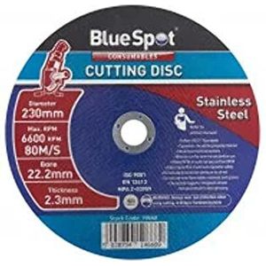 Blauwe vlek 19668 230mm (9 inch) RVS Snijschijf