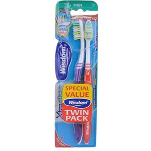 Wisdom Xtra Clean Firm Tandenborstel Twin Pack