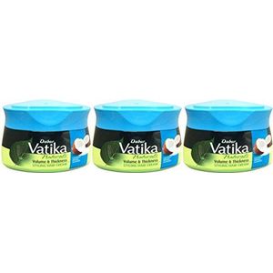 Dabur Vatika - Styling Cream - volume en dikte - set van 3 potten van 140 ml