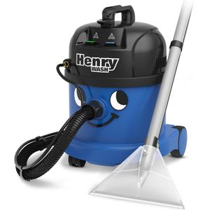 Numatic Henry Wash HVW370 - Sproei-extractiemachine stofzuiger - Tapijtreiniger - Blauw