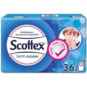 Scottex Zakdoeken voor alle dagen, 1 verpakking met 36 verpakkingen