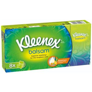 Kleenex - Balsam Pocket Tissues - 8 Stuks - Zacht en Verzorgend