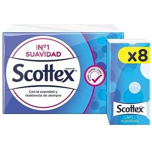 Scottex - Zakdoeken 8 + 2 verpakkingen - [6 stuks]