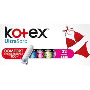 Kotex - UltraSorb Super - Tampons - 32 st