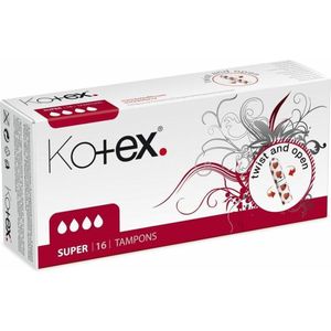 Kotex - Super - Tampons - 16 Stuks