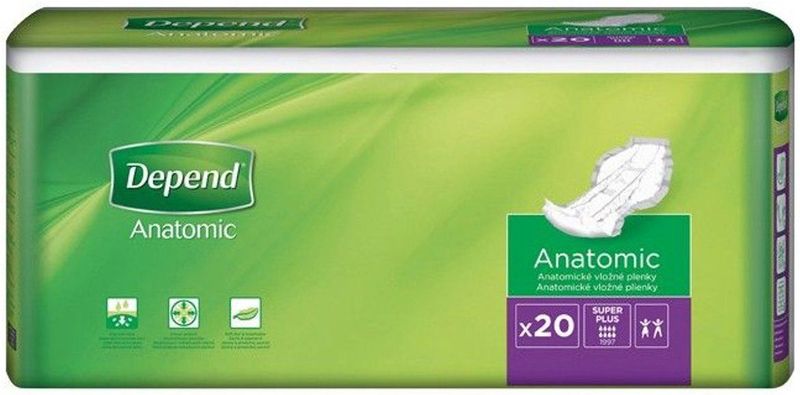 Depend - Anatomic Super Plus - Inlegverband - 20 stuks