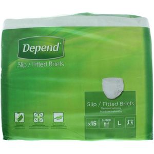 Depend - Slip Super - Boxershort - Katoen - Zwart