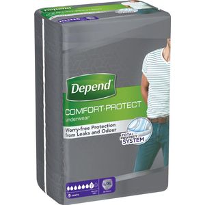Depend - Comfort Protect Pants - Mannen - Katoenachtig - Zacht