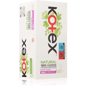 Kotex - Natural Normal+ - Inlegkruisjes - 36 Stuks - Zacht Materiaal
