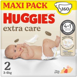 Huggies - Extra Care - Wegwerpluiers - 3-6 kg - 24 Stuks