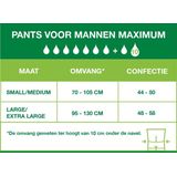 Pants Maximum - Incontinentiemateriaal - Zwart - Hoger in Taille