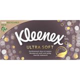 Kleenex - Ultra Soft - Zakdoeken - Wit - 74 Vellen