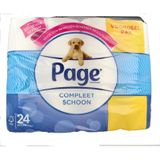 Page toiletpapier - Compleet schoon wc papier - 24 rollen