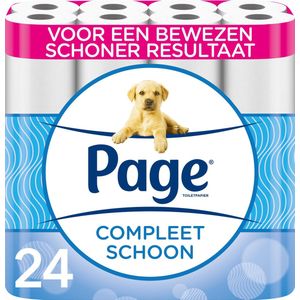 Page toiletpapier - Compleet schoon wc papier - 24 rollen