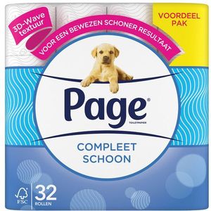 Page Compleet Schoon Toiletpapier (32 Stuks)