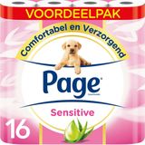Page Toiletpapier Sensitive Aloe Vera 3-laags 16 stuks