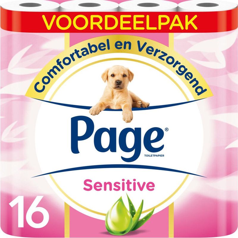 Page - Toiletpapier - Sensitive - 3-laags - 16 Stuks