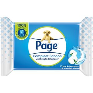 Toiletpapier - Compleet Schoon - Vochtig - 100% Natuurlijk - Plasticvrij