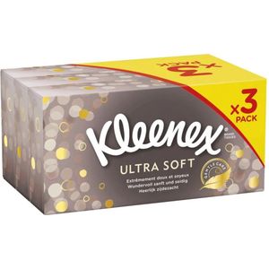 Kleenex Tissues Ultra Soft 3 x 64 = 192 stuks
