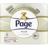 Page - Toiletpapier Puur - 3-laags - 4 Stuks - 100% Natuurlijke Vezels