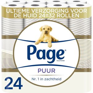Page® Puur Toiletpapier - 30% Extra Velletjes - Dermatologisch Getest