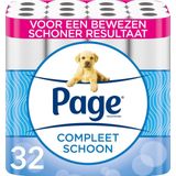 Page toiletpapier - 32 rollen - Compleet Schoon wc papier - met een vleugje katoen
