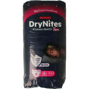 Huggies - DryNites - Pyjama Pants - Meisjes - 9 stuks