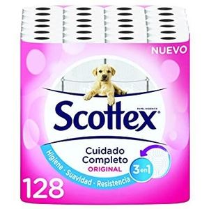 Scottex Origineel toiletpapier, 128 rollen