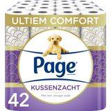 Page toiletpapier - 42 rollen - Kussenzacht wc papier (3-laags) - voordeelverpakking