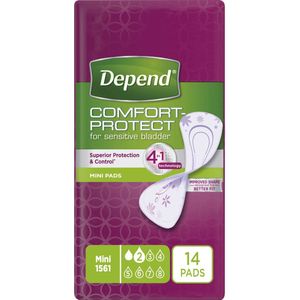 Depend Mini - Incontinentieverband voor urineverlies - 84 stuks