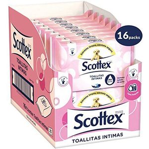 SCOTTEX reinigingsdoekjes intime – pakket 16 stuks