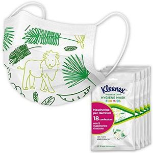 Kleenex Mondmasker voor kinderen, 3-laags, zwart, 90 stuks, 320 g