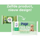 12x Page Vochtig Toiletpapier Aloe Vera 38 Stuks