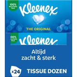 Kleenex tissues - The Original - Voordeelverpakking - 24 x 72 stuks = 1728 zakdoekjes
