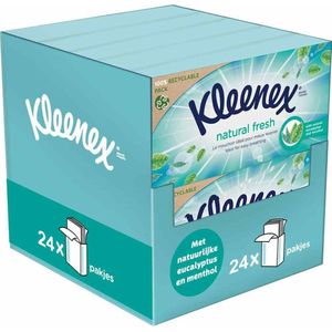 Kleenex Balsam Menthol - Tissues - 64 Stuks - Extra Frisse Zakdoekjes