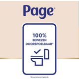 Page Puur vochtig toiletpapier - extra duurzaam vochtig wc papier - 456 doekjes (12 x 38 stuks)