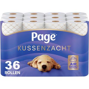3x Page Toiletpapier Kussenzacht 3-laags 12 Stuks
