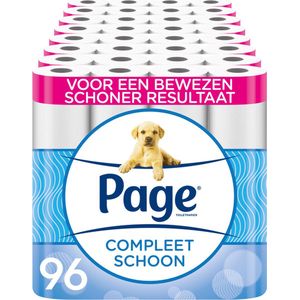 Page toiletpapier - 96 rollen - Compleet Schoon wc papier - met een vleugje katoen