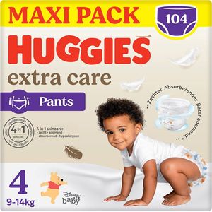 Huggies Extra Care luierbroekjes - maat 4 (9 - 14 kg) - 104 stuks