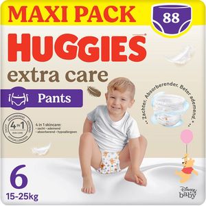 4x Huggies Extra Care Pants Maat 6 (15 - 25 kg) 22 stuks