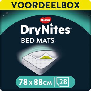 Huggies DryNites Matrasbeschermers - 28 stuks - extra absorberend - voordeelverpakking